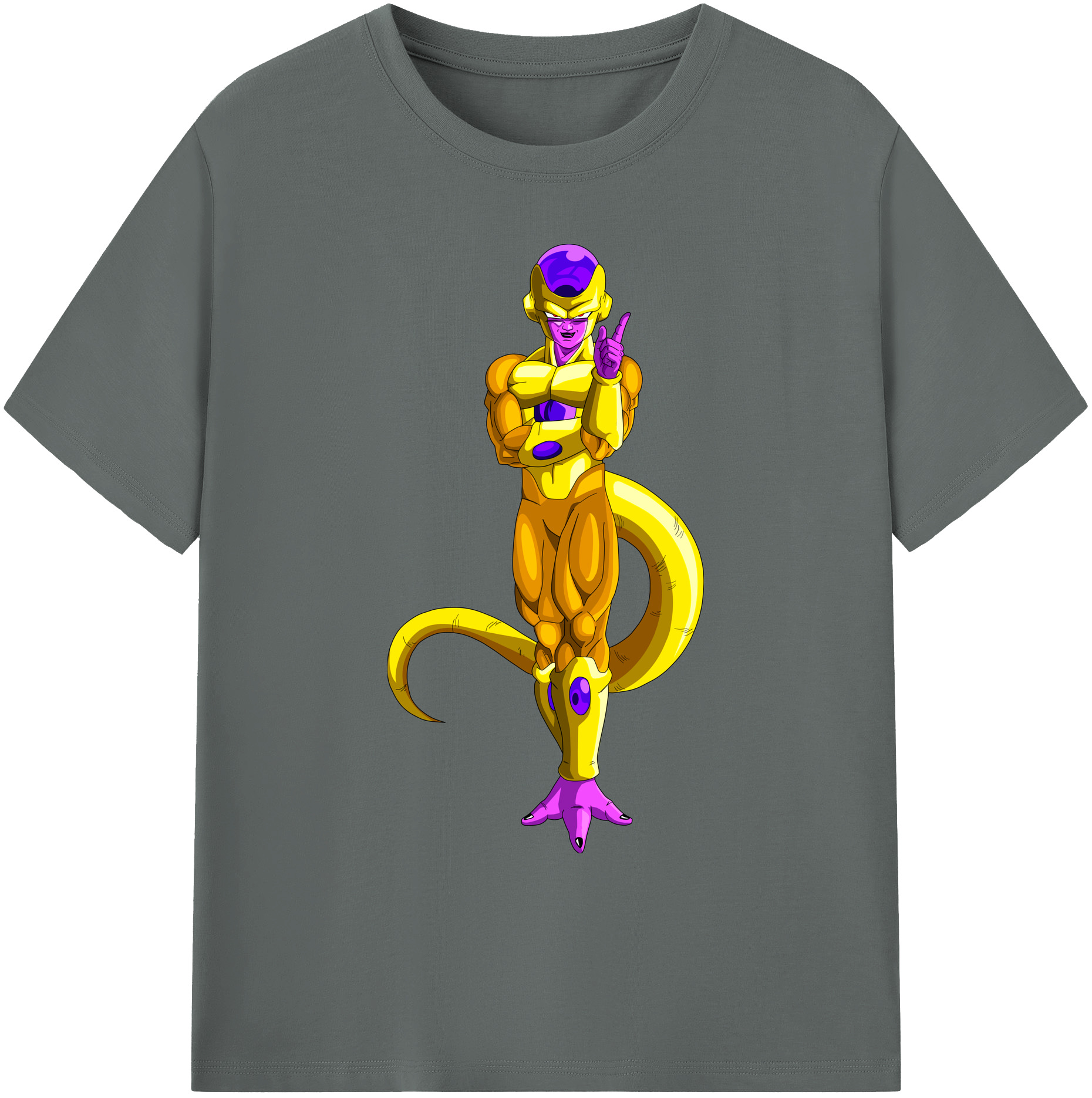（画像用） ドラゴンボール フリーザ DRAGON BALL Frieza 綿100％ メンズ半袖Tシャツ｜肌触りやわらか＆通気性